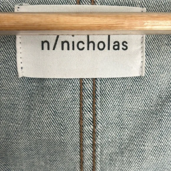 N/Nicholas Light Wash Denim dress - Picture 4 of 13